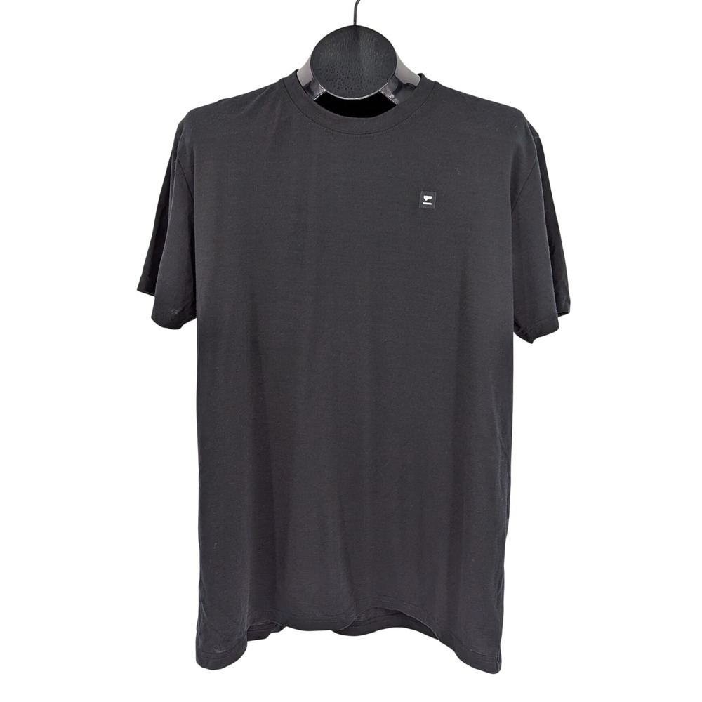 Mons Royale Performance Merino Wool Blend T Shirt Outdoor Hike Base Layer Large
